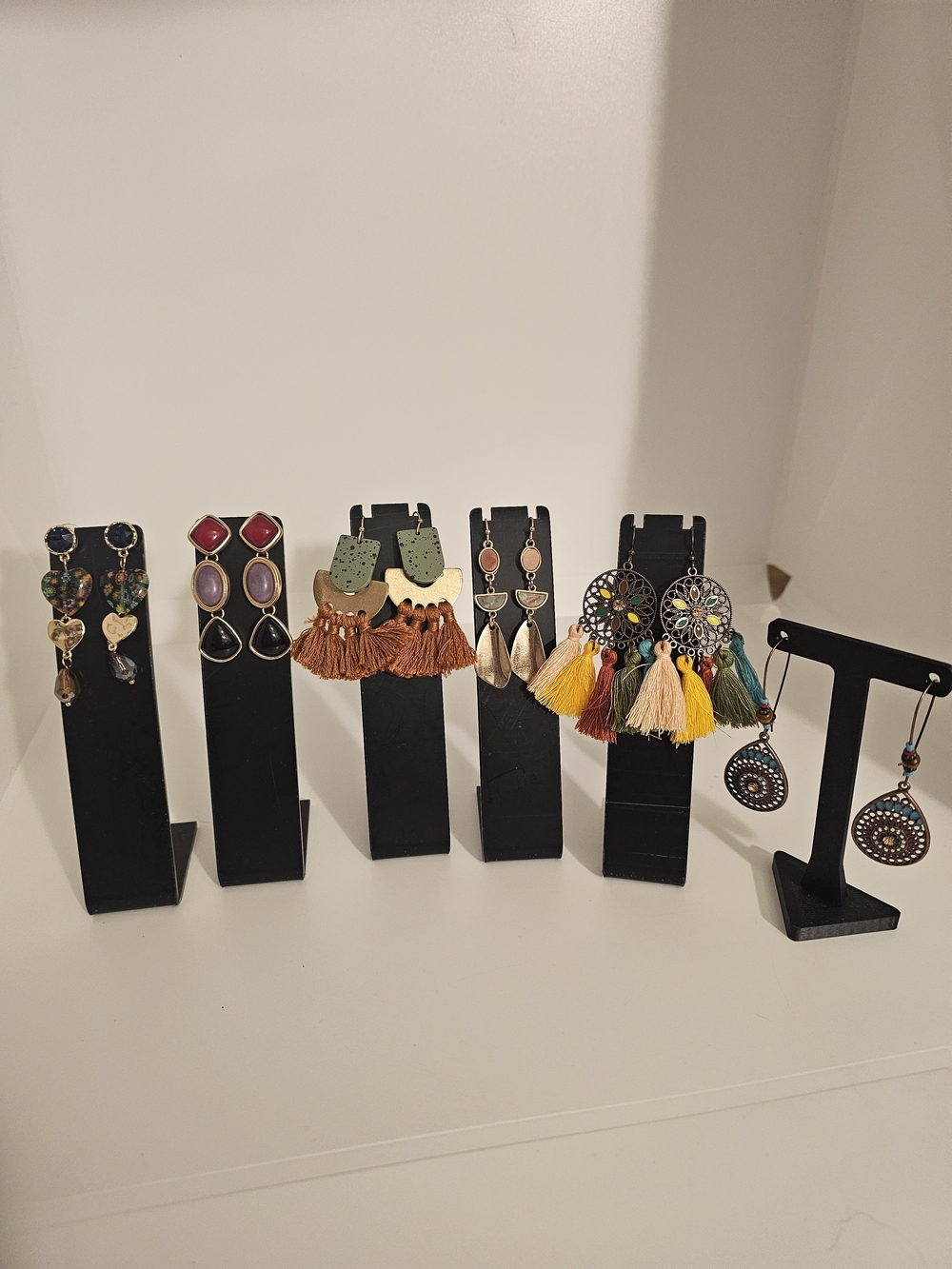 Boho Multicolor Drop Earrings - Select 1